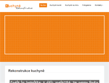 Tablet Screenshot of kuchyne-rekonstrukce.cz